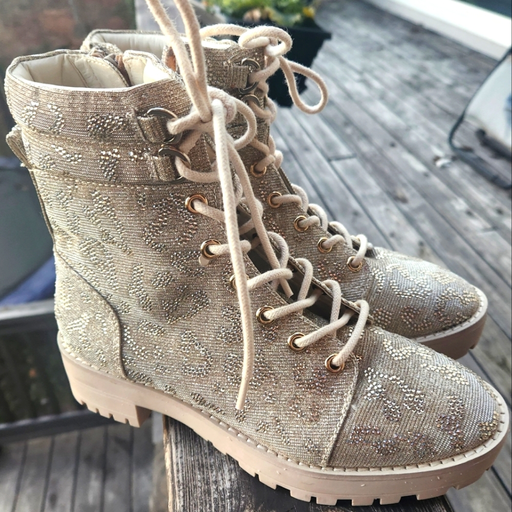 Gianni Bini Crystal Boots (So Sparkly!)